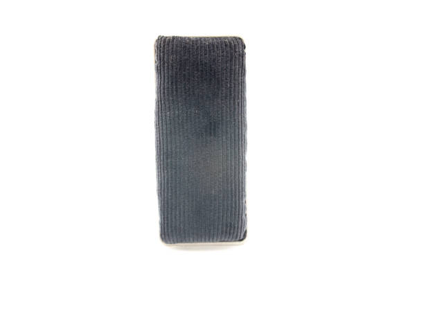 white board eraser isolated on white background, selective focus stock photo