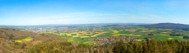 istock panoramic view from observation tower in Butzbach, Germany,Wetterau 1393342006
