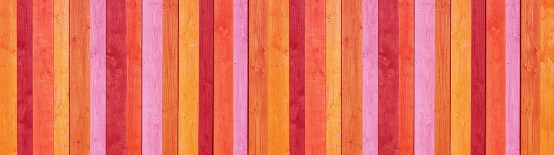 old rustic wooden wall table floor texture - wood boards background panorama banner long, painted colourfully