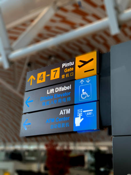 istock airport sign in indonesia 1393351010
