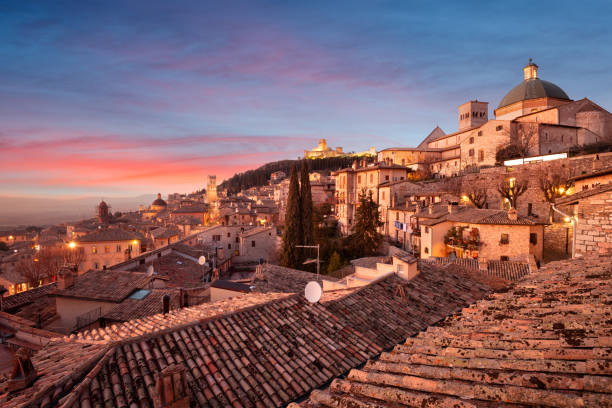 istock Assisi, Italy at Dusk 1393360528