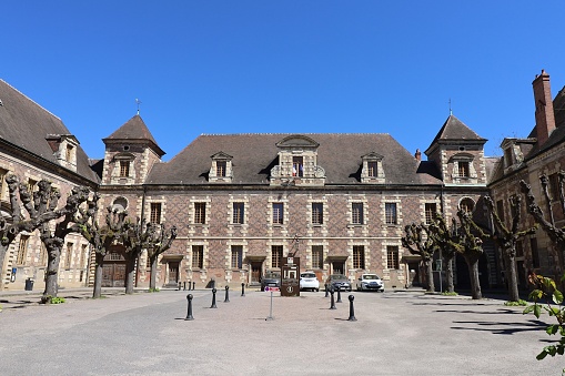 The courthouse, Moulins tribunal, seen from the outside, town of Moulins, department of Allier, France