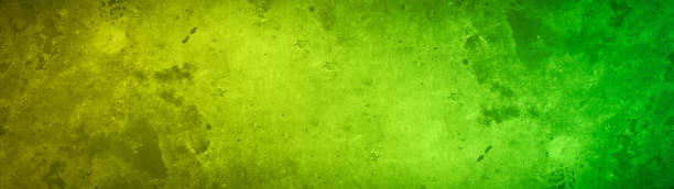 istock Abstract yellow green colorful colored painted concrete stone wall texture background banner panorama 1393369360