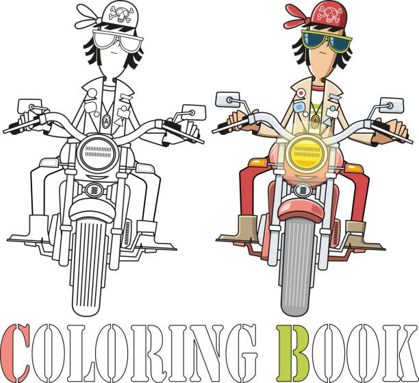 Coloring book vector art illustration
