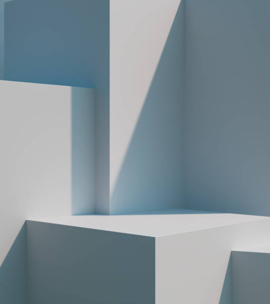 istock Blank product podium, stand. Copy space for image montage. White background. 3d rendering 1393376027