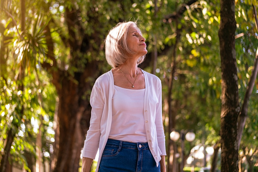 Photo of a woman at a park.