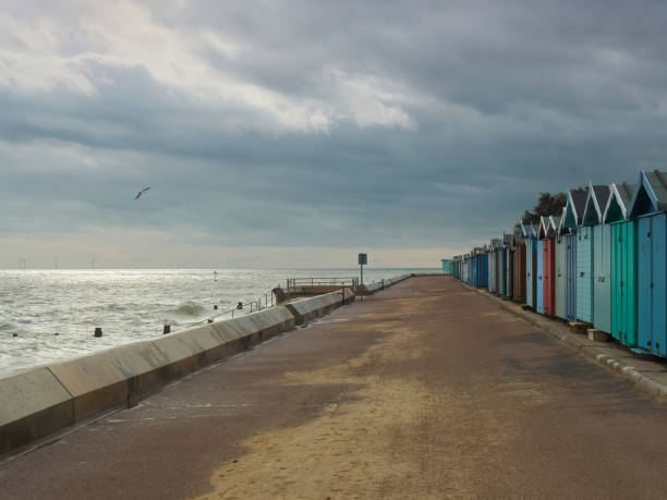 istock Sunlit Sea and Sea Defences 1393380510