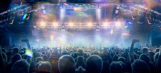 scena koncertowa - popular music concert crowd nightclub stage zdjęcia i obrazy z banku zdjęć