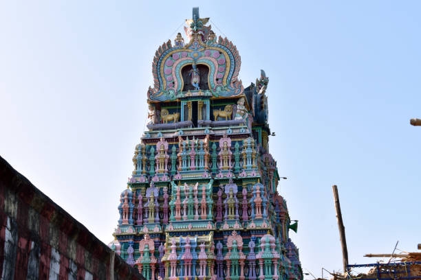 istock Colourful temples of South India 1393402276