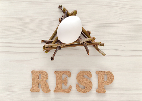 Closeup of a nest egg with the RESP spelled out underneath symbolizing a Registered Education Savings Plan in Canada.