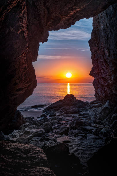 istock Amzing Sunrise view from Khorfakkan Heart Beach 1393405337