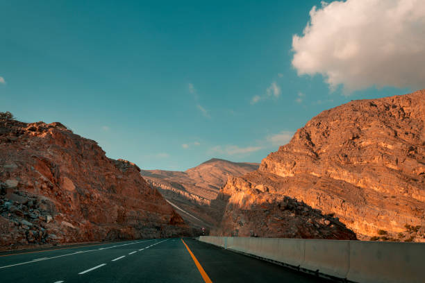 istock Jebel Jais Mountain road 1393406224