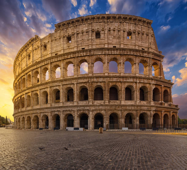 istock Coliseum or Flavian Amphitheatre (Amphitheatrum Flavium or Colosseo), Rome, Italy. 1393409462