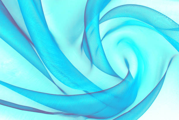 blue abstract background fabric organza texture