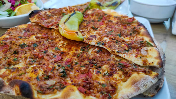 istock Lahmacun. Traditional Turkish food Lahmacun 1393423139