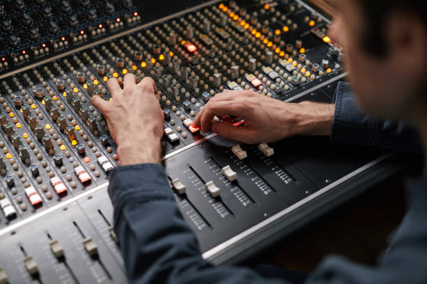 istock Music Producer Close Up 1393425389