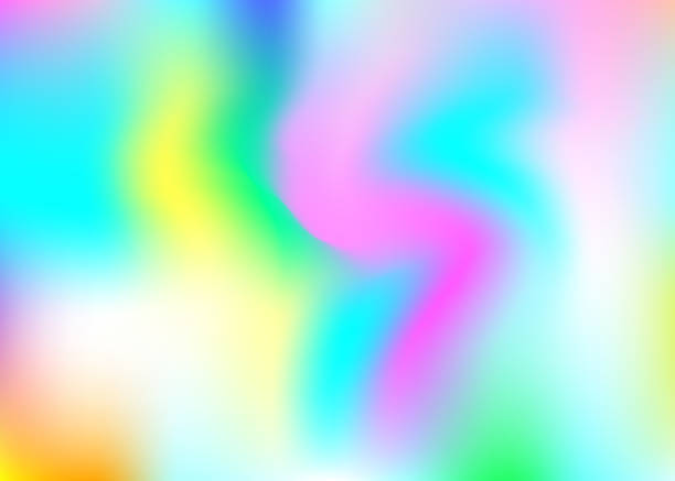 istock Holographic Texture. Pearlescent Gradient. Pop Glitch. Modern Cover. Hologram Background. Digital Light. Purple Soft Gradient. Blur Creative Template. Pink Holographic Texture 1393431240