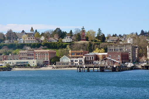 The harbour in British Columbia's capital in Victoria, BC on Vancouver Island