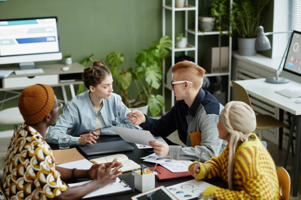 istock Creative Young Team in Business Meeting 1393432916