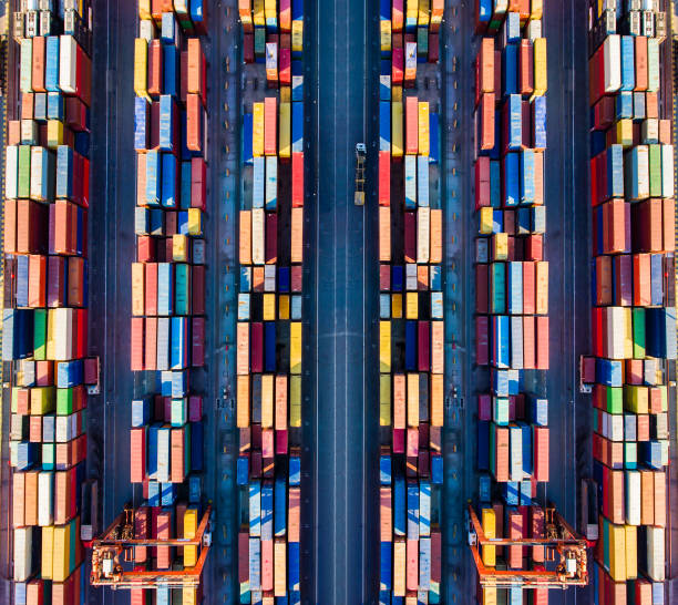 istock Container Terminal in the harbor of Istanbul 1393439429