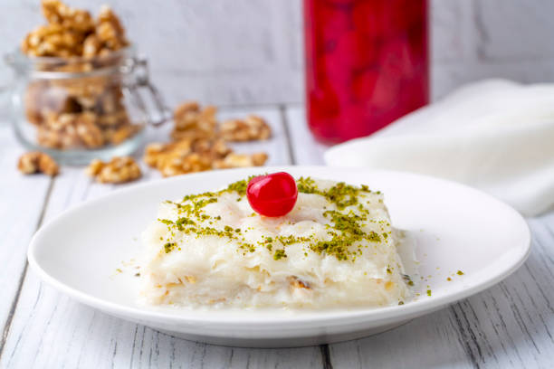 istock Turkish Traditional Ramadan Dessert Gullac 1393442760