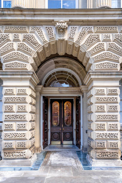 istock Colonial Entrance Door 1393451448