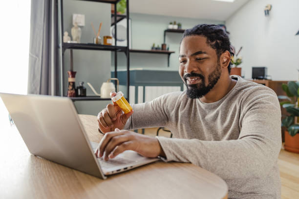 istock Young man having online health consultation 1393453574