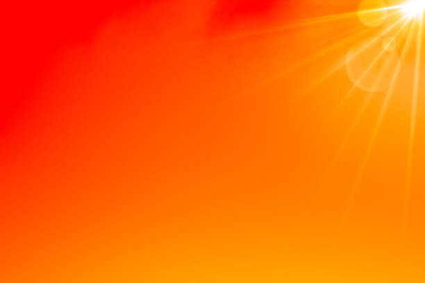 Vivid blurred colorful orange and yellow wallpaper background.