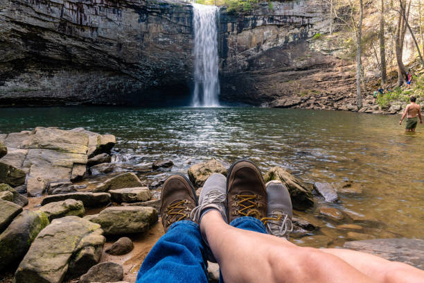 istock Foster Falls is a 60 foot falls in Sequatchie, Tennessee. 1393456825
