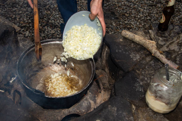 istock finely chopped onion ready for cauldron, specialty from Romania 1393460532