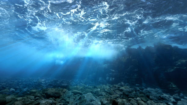 istock Rays of sunlight over the reef 1393463674