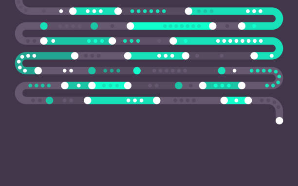 Connection Process Program Abstract Motion Machine System Connection process program abstract motion machine system background design. pipe tube stock illustrations