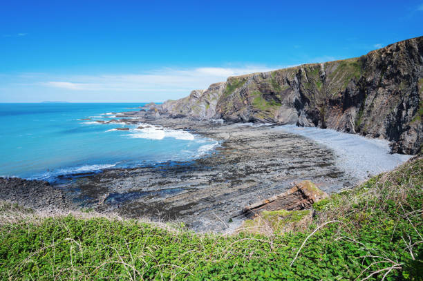 istock View of Hartland quay, Bideford in North Devon 1393465684