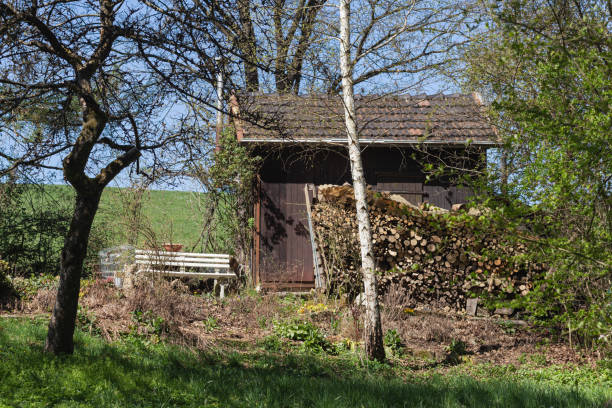 istock beautiful tiny house hut of wood 1393474746