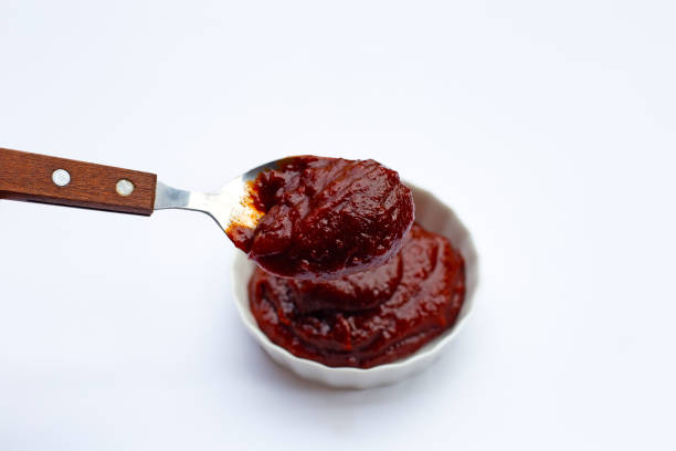 istock Gochujang spicy sauce, Korean traditional red pepper paste. 1393483199