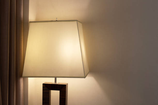istock Lamp LED light in bedroom 1393483234