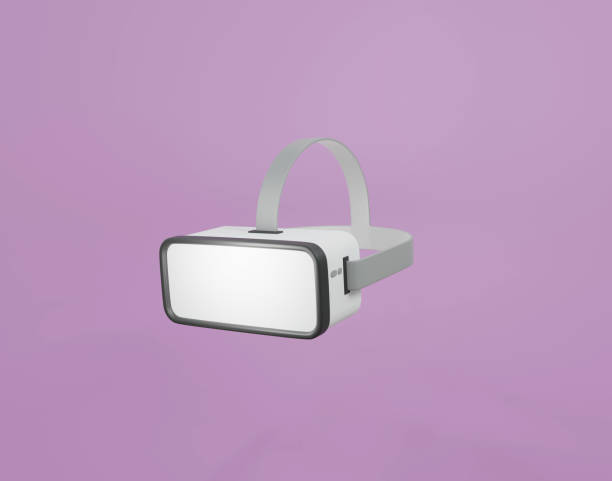 istock Minimal Virtual Reality goggles VR glasses 3D render illustration 1393495930