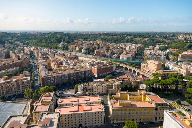 istock Rome city view in Italy 1393496876