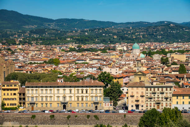 istock Florence city view in Italy 1393497444