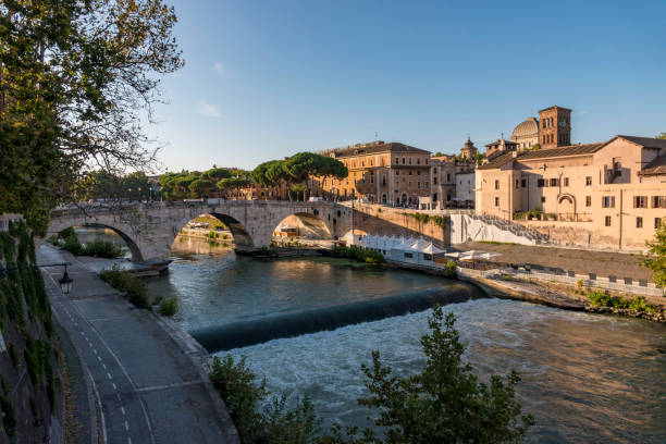 istock Ponte Cestio and River Tiber in Rome, Italy 1393497459