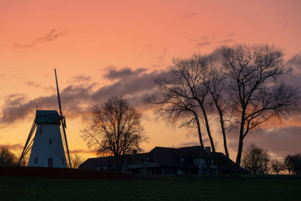istock Mountain mill in Anzegem 1393498347