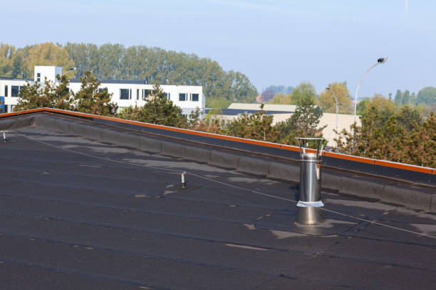 istock Chimney on the roof 1393499348