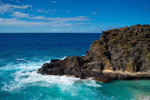 Rocky coastline - Oahu, Hawaii