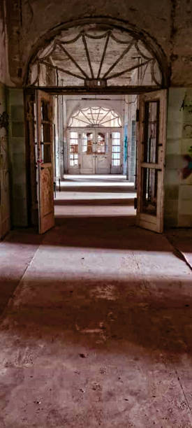 Abandoned sanatorium in Beelitz Beelitz Sanatoriums beelitz stock pictures, royalty-free photos & images
