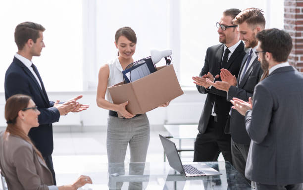 istock business team applauds the new employee 1393507941