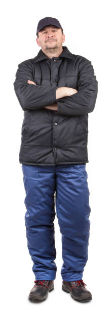 istock A worker in insulated overalls. 1393508484