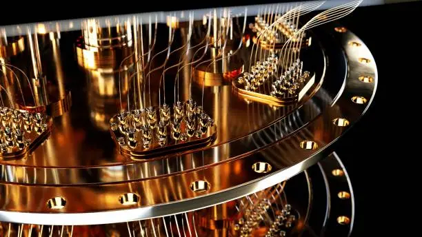 Photo of quantum computer