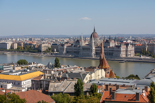 budapest parliament building at sunny day Hungary