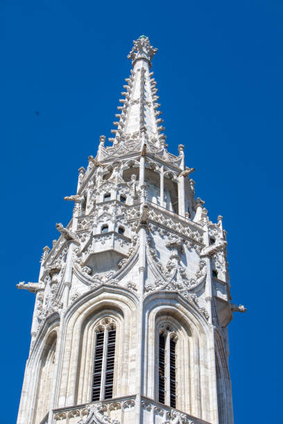 istock matthias church tower close up 1393530530