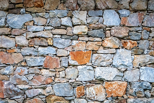 Old stone wall perfect for the background. Close